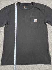 Lot Of 2 Carhartt Relaxed Fit Mens Pocket Tshirts Small Gray Black Short Sleeve