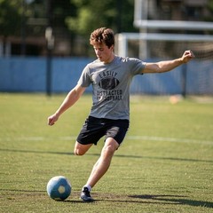Mens Easily Distracted By Football T Shirt Funny Sunday Night Novelty Graphic