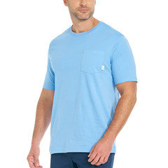 Greg Norman Pocket Tee Size M Light Blue