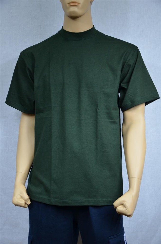 1 NEW SHAKA WEAR SUPER MAX HEAVY WEIGHT T-SHIRT FOREST GREEN TEE PLAIN S-5XLT