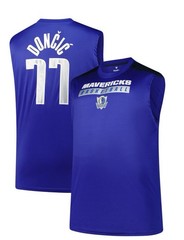 Dallas Mavericks Luka Dončić Mens Big & Tall Player Muscle Jersey Tank Shirt NWT