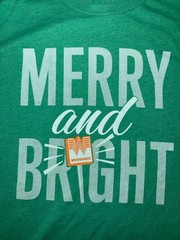 Merry &Bright Whataburger Shirt Christmas Holiday Next Level Adult XL Or XXL