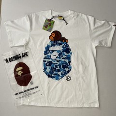 A Bathing Ape BAPE Blue Ape Tee Men’s Cotton