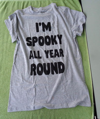 Mission Ridge Men’s Halloween T-Shirt- I’m Spooky All Year Round- Size M- NEW