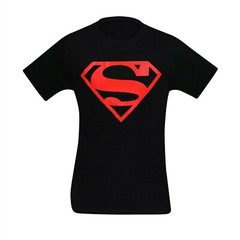 Superboy Red Symbol T-Shirt Black