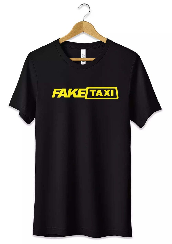 Funny Fake Taxi T-Shirt T-Shirt 100% Cotton Idea Gift S M L XL XXL