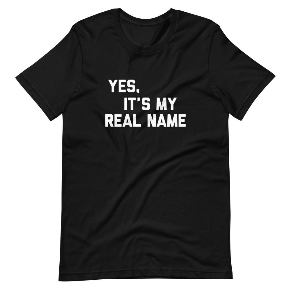 Yes, It’s My Real Name T-Shirt, Chevy Chase, SNL, Christmas Vacation, 70s