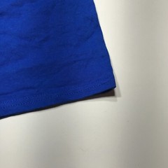Gildan Ultra Cotton T-Shirt Mesn 4XL Royal Blue Long Sleeve Basic Crew Neck NWOT