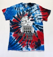Colortone T Shirt Mens M Multicolor Tie Dye Graphic Welcome To Big Bootie Land