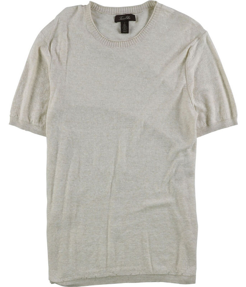 $49.50 Tasso Elba Mens Granara Basic T-Shirt Beige – XL