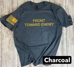 US MARINE CORPS FRONT TOWARD ENEMY Military Tshirt,