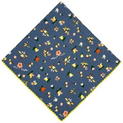 3 PCS 100% Cotton Bandanas Women 21×21 Inch Floral Printed Head Scarves Sets