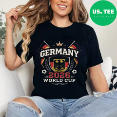 Germany World Cup 2026 Football Fan T Shirt German Soccer Graphic Tee