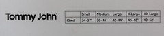 Tommy John 1003994N Crew Neck 3 Pk Cool Cotton Stretch White Shirt (New in Box)