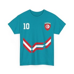 Tunisia Soccer Shirt, Tunisia Number 10 Soccer Jersey Style Shirt