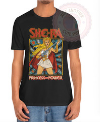 She-Ra Princess of Power T-Shirt ✩ Vintage 80s Retro Cartoon Graphic Tee! RARE!