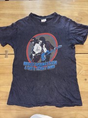 Vintage 1980 Bruce Springsteen E Street Band World Tour T Shirt Hanes USA L
