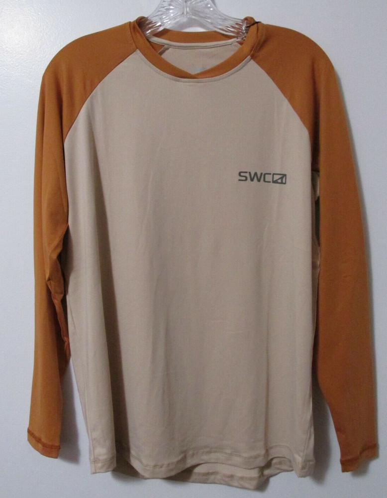Men’s SWC Skinny Water Culture Clearwater Raglan Tee Size SM Fishing