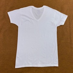 Hanes Mens Medium White ComfortSoft Cotton V-Neck Undershirt 4-Pack T-Shirt New