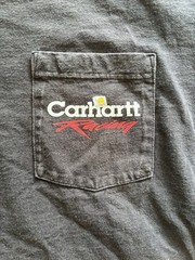 Vintage Y2K Carhartt Racing Pocket T-Shirt Mens M Distressed Rare Double Sided