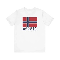 Norway Flag T-Shirt Norwegian Heritage Pride Gift Viking Ro Ro Ro Tee