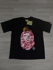 Bape ABC Camo Milo Size Large Black/Pink Tee | A Bathing Ape