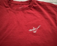 Disney x Vans Aladdin Jafar Lamp Shirt Mens Medium Red Short Sleeve Movie Tee