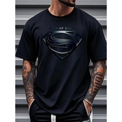 Justice League Men’S Plus Size Casual Crew Neck T-Shirt