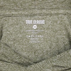 True Classic Men’s Hooded T-Shirt, Long Sleeve Lightweight Stretch Heathered Tee