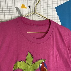Vintage 70s Puerto Rico Frog Tshirt Medium Beach Retro Palm Trees Single Stitch