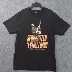 Springsteen & E Street Band Shirt Mens XL Black 2024 Tour Concert Graphic Tee