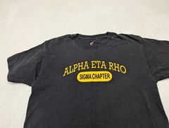 Airplane t-shirt graphic Print . Favorite Mile High Club Alpha Eta Rho