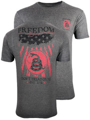 Howitzer Style Men’s T-Shirt Snake Flag Military Grunt MFG