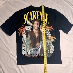 Scarface x Reason The World Is Yours Graphic T-Shirt Black NWT Size Large