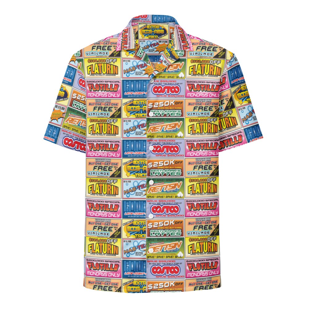 Idiocracy Unisex button shirt mike judge movie replica prop comedy