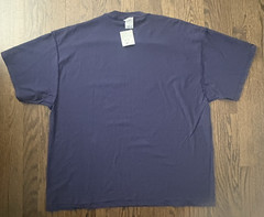 Now and Zen 2XL Dk Blue Shirt Let Me Drop Everything 100% Cotton Preshrunk w Tag
