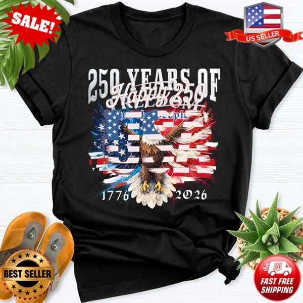 America 250th Anniversary Shirt USA 250 Years Flag Shirts America T-Shirt S-5XL