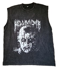Hellraiser Pinhead Graphic Tank Top XL Black Horror Movie Fan Shirt Vintage