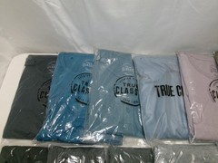 True Classic Henley Long Sleeve Tees Assorted Sizes & Colors
