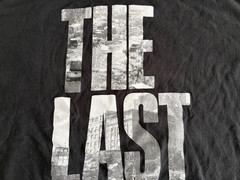 The Last Of Us T Shirt Large NAUGHTY DOG Video Game (Damaged/See Description)