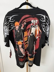 Civil Regime Bleach Ichigo Kurosaki Men’s Black Oversized Cotton Tee S