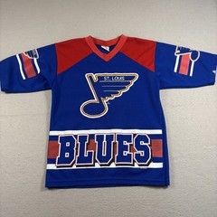 NHL St. Louis Blues Jersey Men’s Blue Vintage Y2K