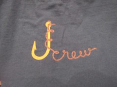 J Crew fisherman graphic t-shirt men’s L made in the USA $49.50