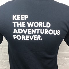 SIZE M RIVIAN Launch 2021 Normal IL Blue Unisex T-shirt Keep World Adventurous