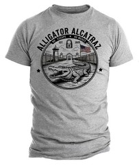 Animal Alligator Alcatraz Everglades Florida Border Patrol T-shirt