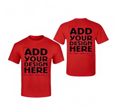 Custom Gift T-Shirt Personalized Photo Text Print For Family Friends Birthday