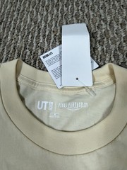UNIQLO UT Fat Cat T-Shirt US Size Medium White Final Fantasy XIV Game NEW