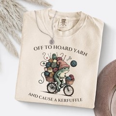 Knitting Crochet Off To Hoard Yarn Comfort Tee