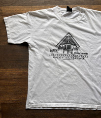 Men’s Sumatra T-Shirt White Indonesia Logo L Surf Beach Holiday Import Trip Gnar