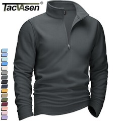 Men’s 1/4 Zip Fleece Shirts Long Sleeve Thermal Warm Winter Casual Sweatshirts
